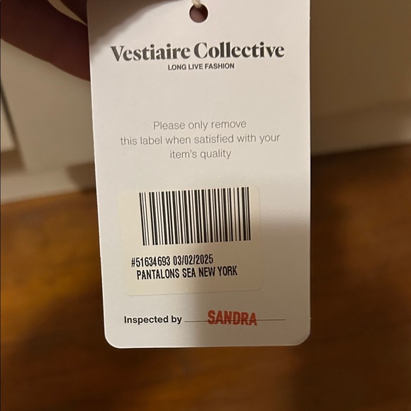 Sea New York Plaid Ankle Pants in Black and Gold - Picture 5 of 7